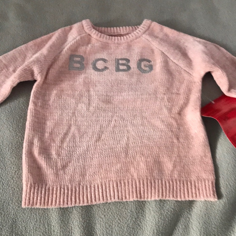 BCBG girls sweater size 3T pink New
